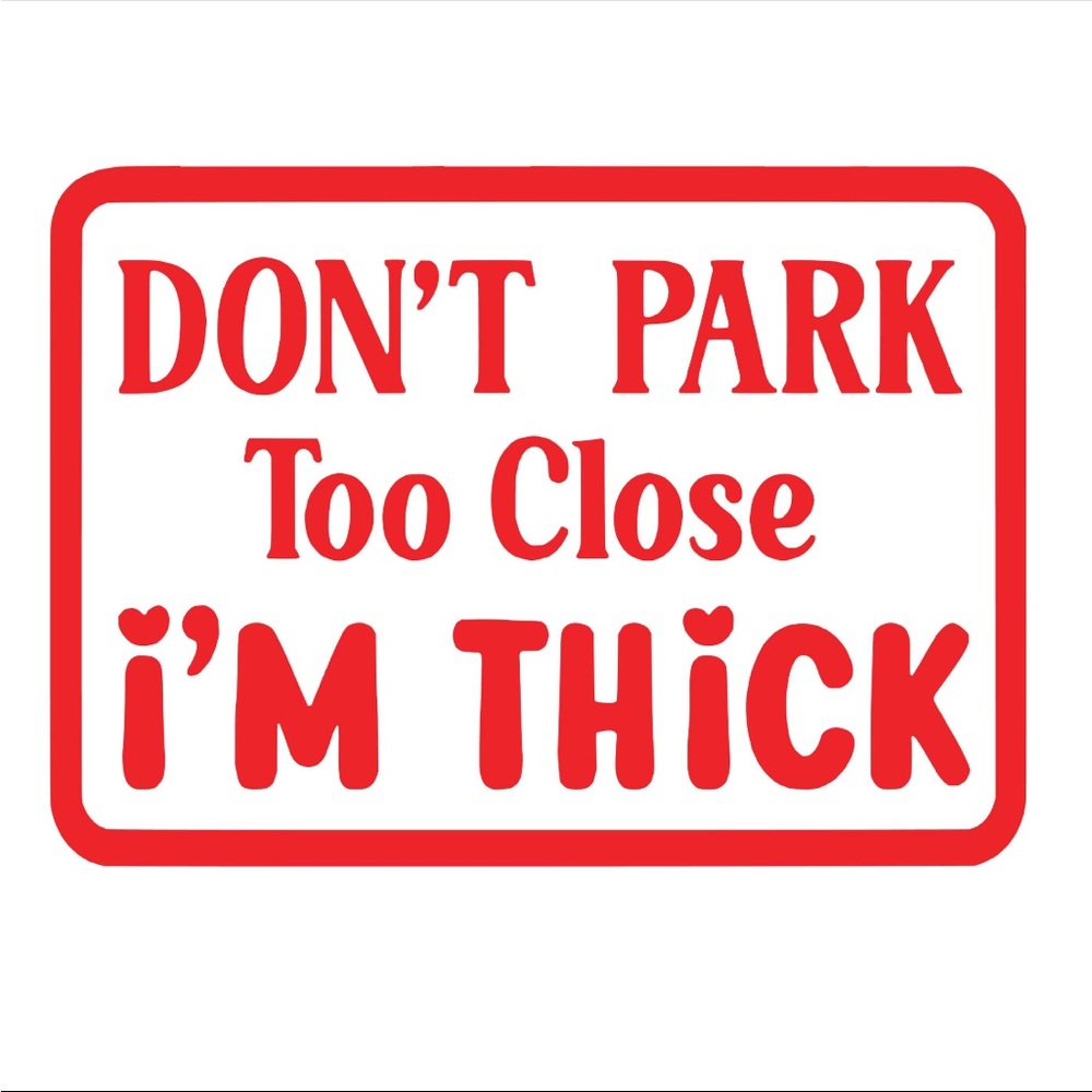 To Thick Decal 3InX3In